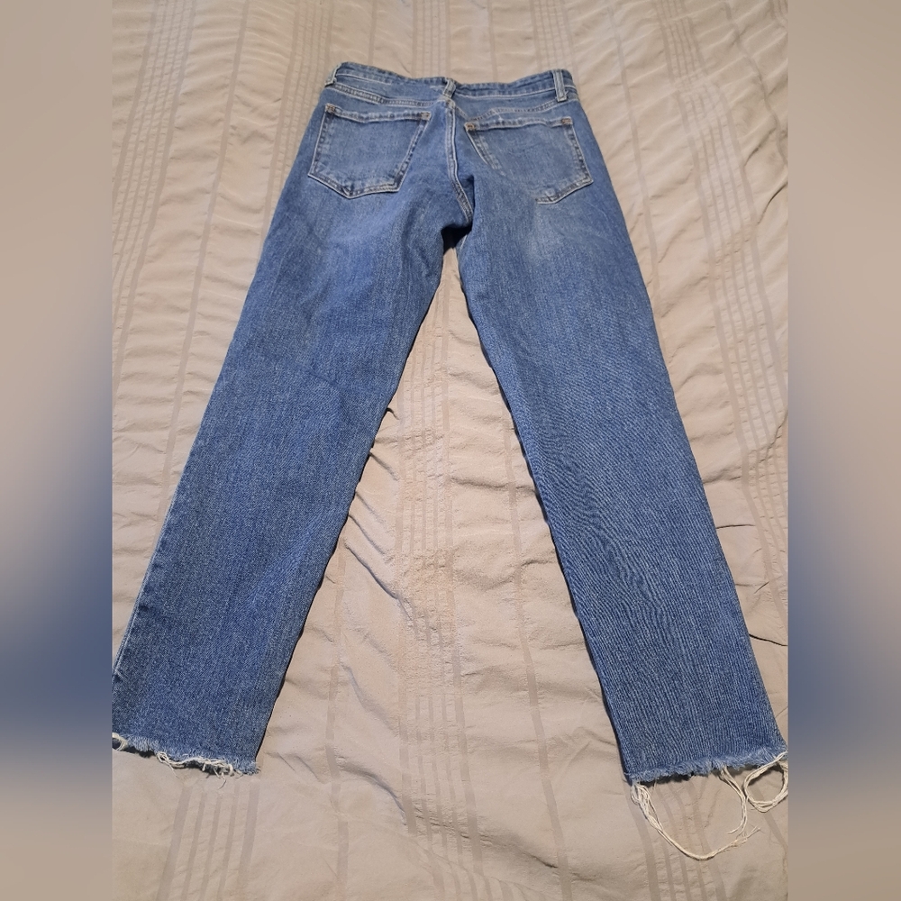 Distressed Blue Jeans - Picture 2 of 3